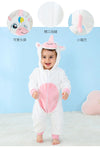 Unicorn Style Fur Warm White Romper 11907