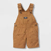 Oshksh All Over Palm Trees Brown Cotton Dungaree 11560
