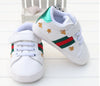 CN Embroided Bee Gci Style White Shoes 11904