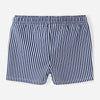 L&S Blue & White Stripes Smile Print Girls Shorts 11298