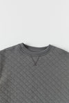 ZR Quilted Grey Sweatshirt 9965