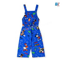 B.X Mickey & Donald Family  Lenan Royal Blue Jumpsuit 9360