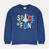 B.X Space Fun Print Navy Blue Sweatshirt 3430
