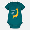B.X Born To Be Cute Giraffe Teal Body Suit 4420