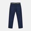 OV Yellow & Blue Belt Dark Blue Cotton Pant 3201