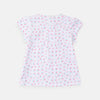 TX All Over Little Cherry Print White Top 4472