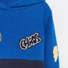 SFR Two Tone Patch Blue Hoodie 410
