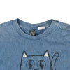 ZR Cat Dyed Blue T-Shirt