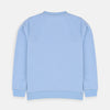 B.X Glittered Swan Print Light Blue Sweatshirt 3429