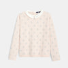 OKD Polka Dots Enjoy Collar Pink Sweater 8271