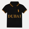 B.X Royal Look Dubai Embroided Black Polo 11108