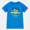 B.X Have Fun Animals In Car Royal Blue Tshirt 4821