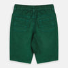 SM Back Pocket Green Cotton Shorts 4817