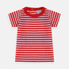 QLT Star Print Navy Blue Dungaree With Red Stripe Tshirt 4172