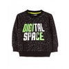 5.10.15 Boys Black Digital Space Sweatshirt
