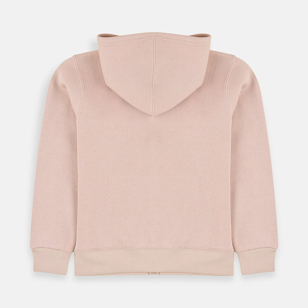 B.X We Love Good Times Light Pink Zipper Hoodie 3431