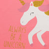 B.X Always Be A Unicorn Pastel Pink Tshirt 4977