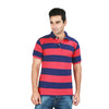 GAP Rugby Red And Blue Stripe Pique Polo Shirt (Label Removed)