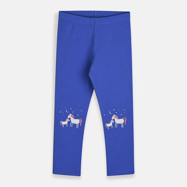 B.X Stars & Horses Royal Blue Legging 7376