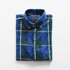 SPF Soft Cotton Custom Fit Blue Green Check Casual Shirt