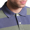 GAP Rugby Green Stripe Pique Polo Shirt (Label Removed)