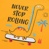 B.X Never Stop Rolling Mango Yellow Tshirt 4843