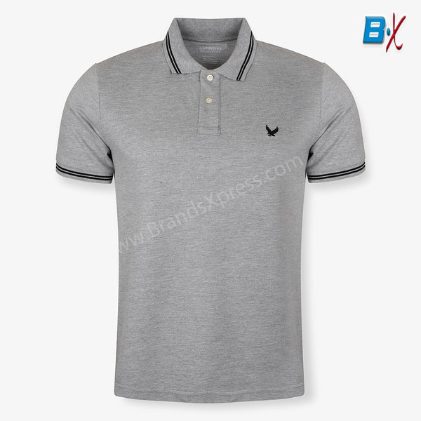 AE Logo Grey Polo 9374