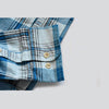 FC Check Blue Casual Shirt (Cut Label) 8879