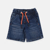 NDU Dark Blue Contrast Orange Cord Denim Shorts 1959
