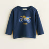 MNG Free Riders Bike Printed Blue Full Sleeves Tshirt 1200