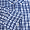 ZR Dark & Light Blue Check Casual Shirt 10032