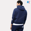 LFT Brooklyn Sound Sapphire Blue Fleece Kangaro Pocket Hoodie 10083