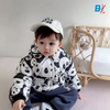 CN All Over Pandas Black & White Puffer Jacket 10103