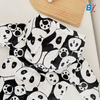 CN All Over Pandas Black & White Puffer Jacket 10103