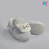 CN Cat Aplic Fluffy Warm Grey Booties 10168