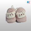 CN Cat Aplic Fluffy Warm Pink  Booties 10169