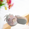 CN Bear Face Fluffy Warm Pink Booties 10172