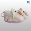 CN Stars & Bear Fluffy Warm Pink  Booties 10177