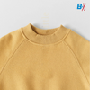 ZR Plain Mustard Neck Style Fleece Sweatshirt 10200