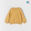ZR Plain Mustard Neck Style Fleece Sweatshirt 10200