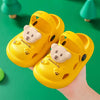 Honest Baby Bear Face Mustard Clogs 9389