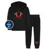 TR Big Red Logo Black Zipper Hoodie Tracksuit 10268