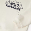 MNG Hello Adventure Fox White Terry Sweatshirt 10352
