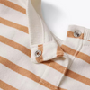 MNG White With Orange Stripes Fleece Sweatshirt 10354