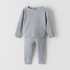 ZR Crew Neck Grey Thermal 2 Piece Set 10411