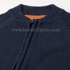 ZR Front Zip Blue Sweater 10418