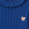 Tao Embroided Lips Royal Blue Jumper  10426