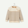 Tao Mustard Black  Lines Beige Sweater 10437
