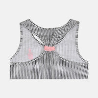 YGA Front Pocks Black Lining White Jump Suit 9145