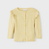 Name It Shoulder Frill Shimmering Yellow Cardigan  10442